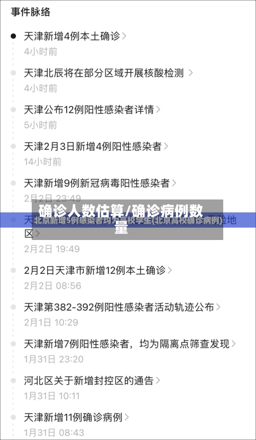 确诊人数估算/确诊病例数量-第2张图片