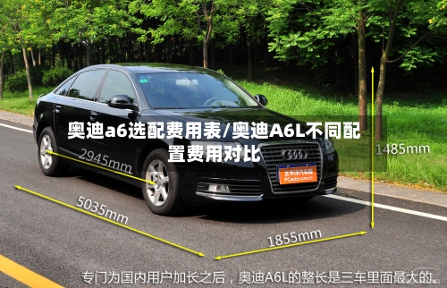 奥迪a6选配费用表/奥迪A6L不同配置费用对比
