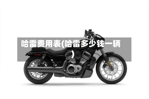 哈雷费用表(哈雷多少钱一辆)-第2张图片