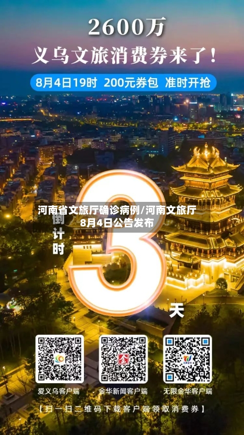 河南省文旅厅确诊病例/河南文旅厅8月4日公告发布
