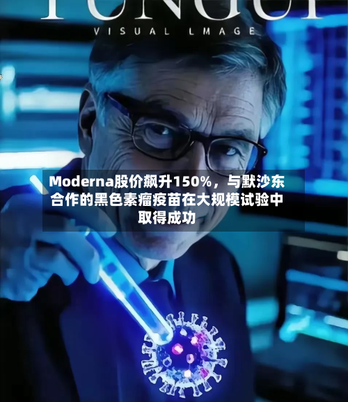 Moderna股价飙升150%，与默沙东合作的黑色素瘤疫苗在大规模试验中取得成功-第1张图片