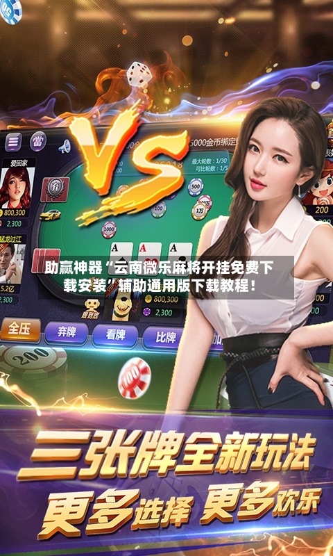 助赢神器“云南微乐麻将开挂免费下载安装	”辅助通用版下载教程！-第2张图片