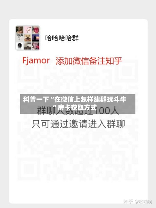 科普一下“在微信上怎样建群玩斗牛”房卡获取方式-第2张图片