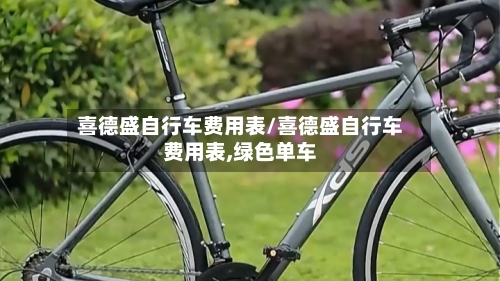 喜德盛自行车费用表/喜德盛自行车费用表,绿色单车-第3张图片