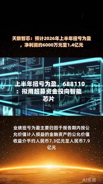 上半年扭亏为盈，688110：拟用超募资金投向智能芯片-第2张图片