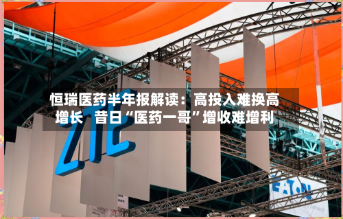 恒瑞医药半年报解读：高投入难换高增长   昔日“医药一哥	”增收难增利-第2张图片