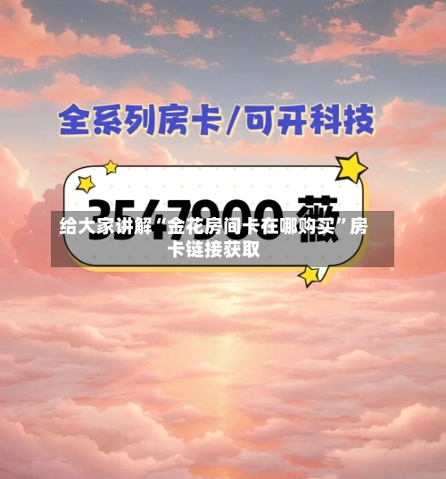 给大家讲解“金花房间卡在哪购买”房卡链接获取-第2张图片