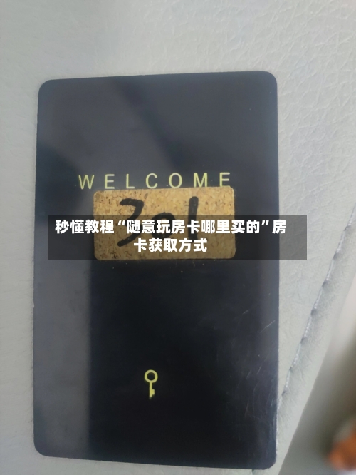 秒懂教程“随意玩房卡哪里买的”房卡获取方式-第3张图片