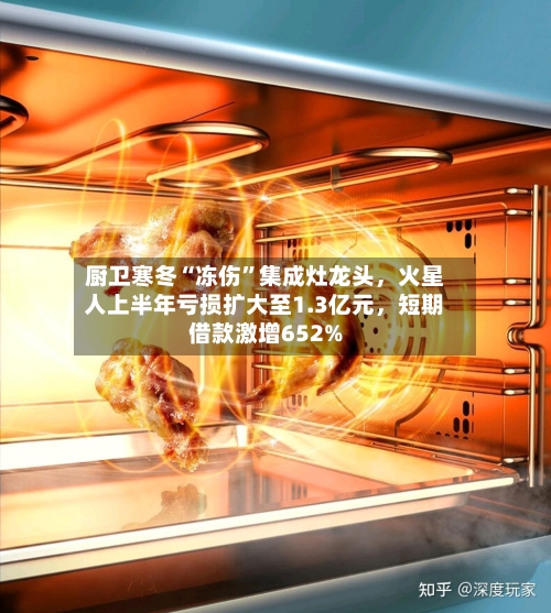 厨卫寒冬“冻伤”集成灶龙头	，火星人上半年亏损扩大至1.3亿元，短期借款激增652%-第2张图片