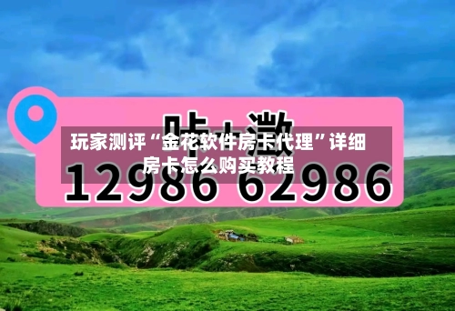 玩家测评“金花软件房卡代理”详细房卡怎么购买教程-第2张图片