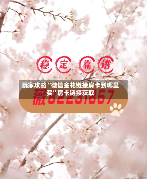 玩家攻略“微信金花链接房卡到哪里买”房卡链接获取