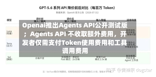 Openai推出Agents API公开测试版；Agents API 不收取额外费用，开发者仅需支付Token使用费用和工具调用费用-第2张图片