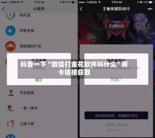 科普一下“微信打金花软件叫什么”房卡链接获取-第2张图片