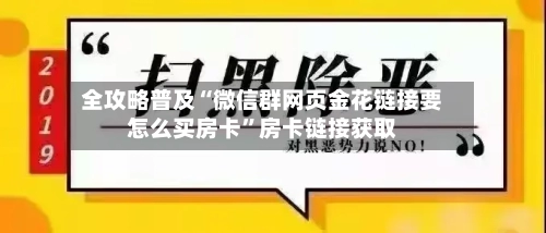 全攻略普及“微信群网页金花链接要怎么买房卡	”房卡链接获取-第2张图片