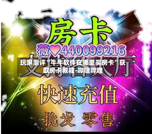 玩家测评“牛牛软件在哪里买房卡”获取房卡教程-哔哩哔哩