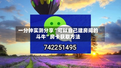 一分钟实测分享“可以自己建房间的斗牛”房卡获取方法-第2张图片