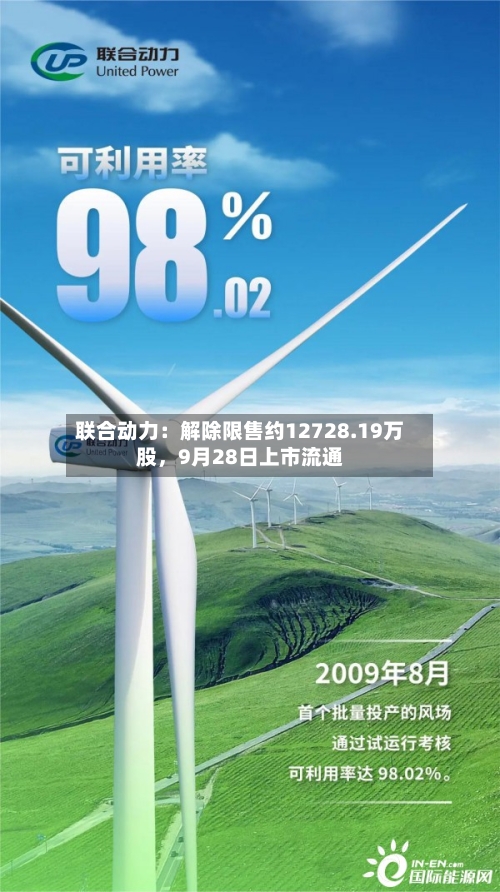 联合动力：解除限售约12728.19万股，9月28日上市流通-第2张图片