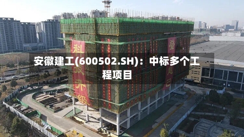 安徽建工(600502.SH):中标多个工程项目-第2张图片