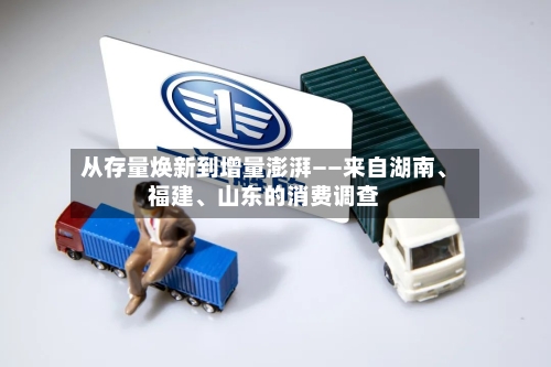 从存量焕新到增量澎湃——来自湖南	、福建、山东的消费调查-第3张图片
