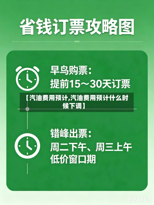 【汽油费用预计,汽油费用预计什么时候下调】