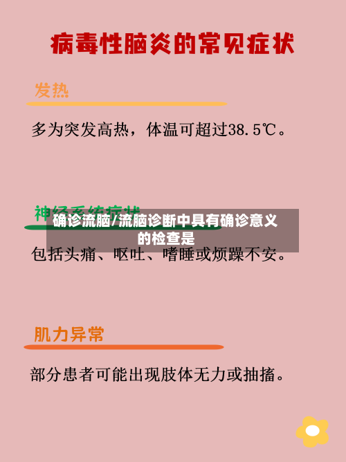 确诊流脑/流脑诊断中具有确诊意义的检查是-第3张图片
