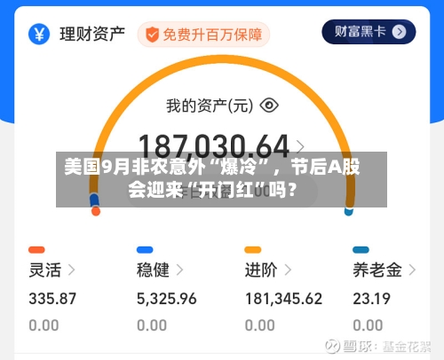美国9月非农意外“爆冷	”	，节后A股会迎来“开门红”吗？-第2张图片