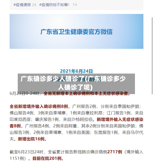 广东确诊多少人确诊了(广东确诊多少人确诊了呢)