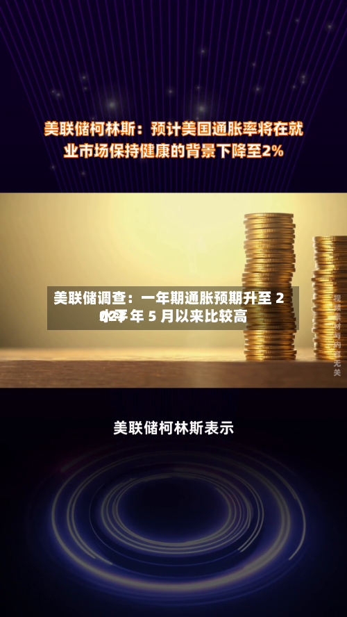 美联储调查:一年期通胀预期升至 2023 年 5 月以来比较高
水平-第3张图片