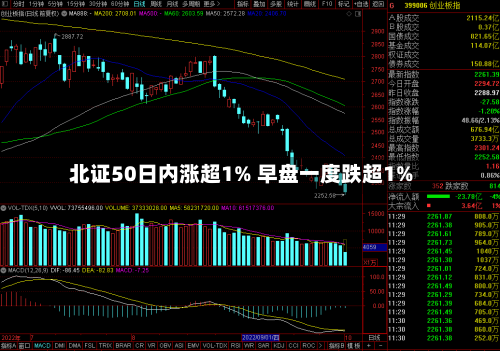 北证50日内涨超1% 早盘一度跌超1%