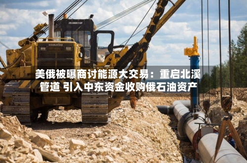 美俄被曝商讨能源大交易：重启北溪管道 引入中东资金收购俄石油资产