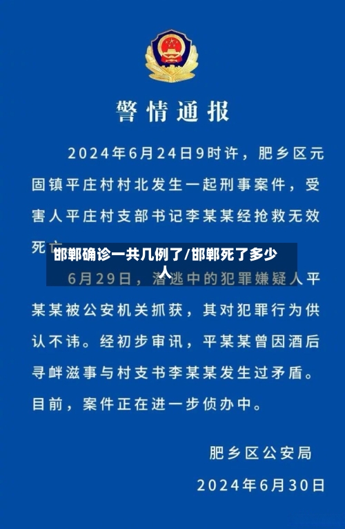 邯郸确诊一共几例了/邯郸死了多少人