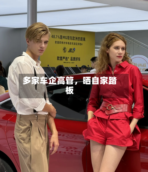 多家车企高管	，晒自家踏板-第2张图片