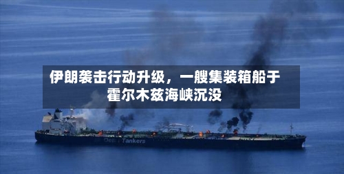 伊朗袭击行动升级，一艘集装箱船于霍尔木兹海峡沉没-第2张图片