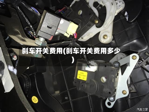 刹车开关费用(刹车开关费用多少)