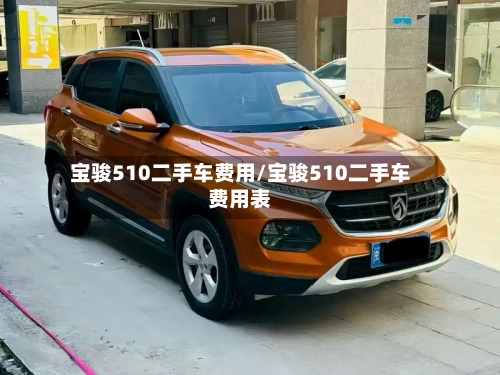 宝骏510二手车费用/宝骏510二手车费用表