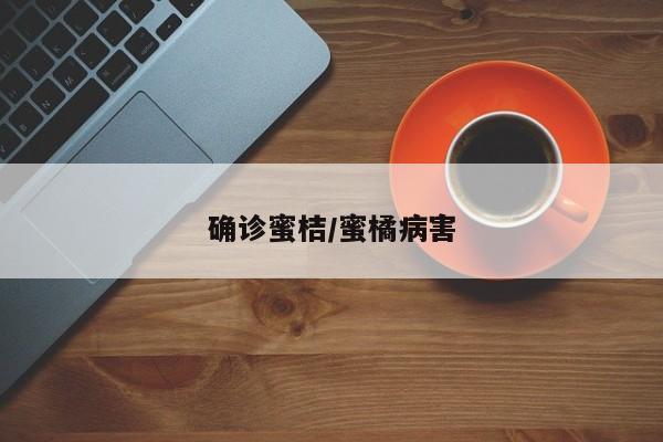 确诊蜜桔/蜜橘病害