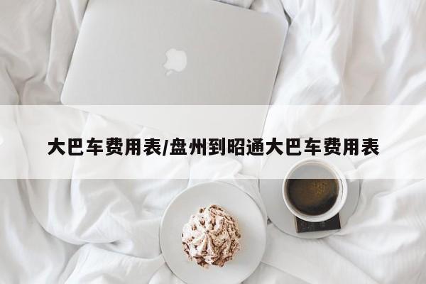 大巴车费用表/盘州到昭通大巴车费用表