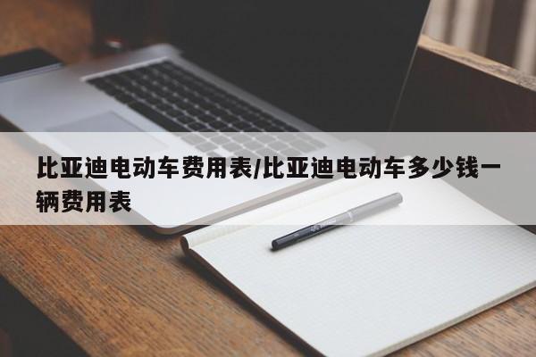比亚迪电动车费用表/比亚迪电动车多少钱一辆费用表